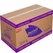 DESTİNY DES11.121 Z KATLI HAVLU KAĞIT 12 x 200'lü Z KATLAMALI TABAKA 40 g/m² ...