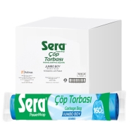 SERA ( 09292-44 06292-44 ) JUMBO BOY 80 x 110 cm 40 µm 10'lu x 20 Rulo Evsel ...