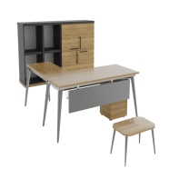 MORMAŞ ASLANTEPE ASL02 "L" Tipi 4'lü Masa Takımı