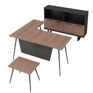 MORMAŞ ÇINAR CNR02 "L" Tipi 4'lü Masa Takımı