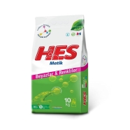 HES DETERJAN H-2079 ÇAMAŞIR MAKİNESİ DETERJANI 10 KG 1 x 10 kg 1022101 TOZ Ça...
