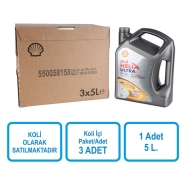 SHELL 550058158 Helix Ultra ECT MULTI 5W-30 3 x 5 lt Binek ve Hafif Ticari Ar...