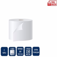 SELİN SLT-11200800 MİNİ İÇTEN ÇEKME TUVALET KAĞIDI 12'li JUMBO RULO RULO İÇTE...