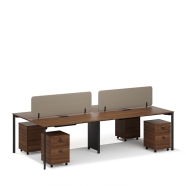 KOLEKSİYON PORTES1L1632NKT PORTES1L1632NKT 4'lü Açık Ofis Sistemi