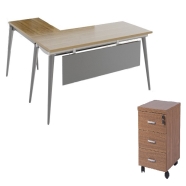 MORMAŞ ASLANTEPE ASL05 "L" Tipi 2'li Masa Takımı