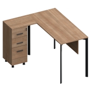 ÇÖL KAÇKAR CB-KAÇKAR-L180080 "L" Tipi 2'li Masa Takımı