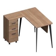 ÇÖL AKOVA CB-AKOVA-L160080 "L" Tipi 2'li Masa Takımı