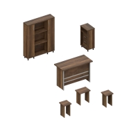 ÇÖL ZİGANA CB-ZİGANA-6MT180090 6'lı Masa Takımı