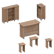 ÇÖL HONAZ CB-HONAZ-6MT180090 6'lı Masa Takımı