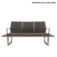 BİOFİS DURU DURU6552 Üçlü Bank Tipi Sandalye