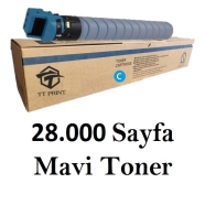 TTPRINT TT PRINT-185 TN328  BK 28000 Sayfa MAVİ (CYAN) MUADIL Lazer Yazıcılar...