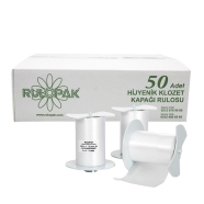 RULOPAK 100101 HİJYENİK KLOZET KAPAĞI RULOSU 50 Rulo Tek Kullanımlık Klozet K...