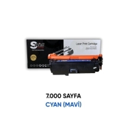 S-PRİNT DMP10-507C GOLD SERİSİ CE401A/CE251A (507A/504A) TONER 7000 Sayfa MAV...
