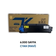 S-PRİNT DMF150-5270C GOLD SERİSİ TK-5270 TONER 6000 Sayfa MAVİ (CYAN) MUADIL ...