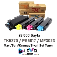 HİLEVEL TONER HT-TK5270-SET HT-TK5270-SET 28000 Sayfa 4 RENK ( MAVİ,SİYAH,SAR...