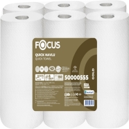 FOCUS 50000555 GOLD QUICK HAVLU 150 M 6 JUMBO RULO 40 g/m² ÇİFT KAT Kağıt Havlu