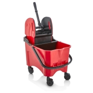 MASTERMOP MPM-TS-TK-PP PLASTİK PRESLİ TEK KOVALI TEMİZLİK ARABASI Kat Temizli...