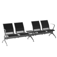 GOLDSİT APRE APRE DÖRTLÜ SEHPALI KOLLU Dörtlü Bank Tipi Sandalye