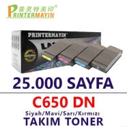 PRINTERMAYIN OKIC650COMBO OKIC650COMBO 25000 Sayfa 4 RENK ( MAVİ,SİYAH,SARI,K...