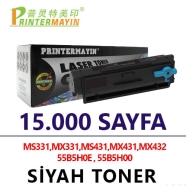 PRINTERMAYIN LEXMS331BK LEXMS331BK 15000 Sayfa SİYAH MUADIL Lazer Yazıcılar /...