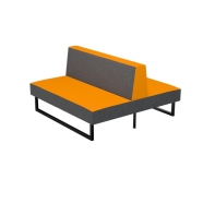 METALLICA CONCEPT SARAN İKİLİ OTURMA ÜNİTELİ BANK TİPİ SANDALYE SRN-5044 İkil...
