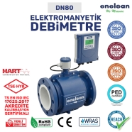 ENELSAN ELEKTROMANYETİK DEBİMETRE DN80 PN40 TEFLON 24V ETRANS-M410R8040-1182S...