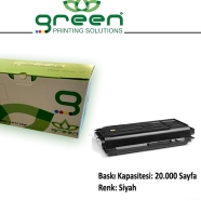GREEN TOKYTK7125 GREEN TOKYTK7125 MUADİL SİYAH RENKLİ TONER 20000 Sayfa SİYAH...