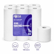 FOCUS 50009665 EXTRA POINT 130 M. 12'li İÇTEN ÇEKMELİ İÇİN RULO 34 g/m² ÇİFT ...