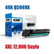 KMP 1128,5000 HP Q5949X  49X 49A 12000 Sayfa BLACK MUADIL Lazer Yazıcılar / F...