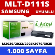 I-AICON C-MLT-D111S SAMSUNG MLT-D111S 1000 Sayfa BLACK MUADIL Lazer Yazıcılar...