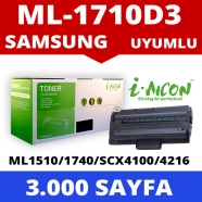 I-AICON C-ML-1710D3 SAMSUNG MLT-D1710/SCX4100 3000 Sayfa BLACK MUADIL Lazer Y...