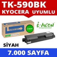 I-AICON C-TK590 BK KYOCERA TK-590 7000 Sayfa BLACK MUADIL Lazer Yazıcılar / F...