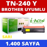 I-AICON C-TN210Y BROTHER TN-240/TN-210/TN-250 1400 Sayfa YELLOW MUADIL Lazer ...