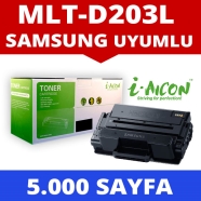 I-AICON C-D203L SAMSUNG MLT-D203L 5000 Sayfa BLACK MUADIL Lazer Yazıcılar / F...