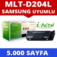 I-AICON C-MLT-D204L SAMSUNG MLT-D204L 5000 Sayfa BLACK MUADIL Lazer Yazıcılar...