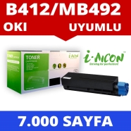 I-AICON C-OKI B432(45807120) OKI 45807120/B432 7000 Sayfa BLACK MUADIL Lazer ...