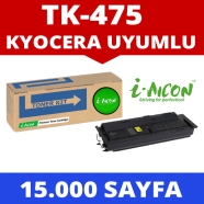 I-AICON C-TK475 KYOCERA TK-475 15000 Sayfa BLACK MUADIL Lazer Yazıcılar / Fak...