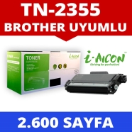 I-AICON C-TN660 BROTHER TN-2355/TN-2305 2600 Sayfa BLACK MUADIL Lazer Yazıcıl...