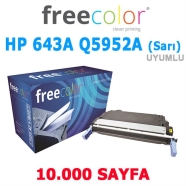 FREECOLOR 4700Y-FRC HP 643A Q5952A 10000 Sayfa YELLOW MUADIL Lazer Yazıcılar ...