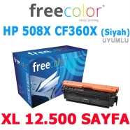 FREECOLOR M553K-HY-FRC HP 508X CF360X 12500 Sayfa BLACK MUADIL Lazer Yazıcıla...