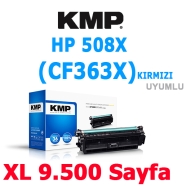 KMP 2537,3006 HP 508X CF363X   CF363A 9500 Sayfa MAGENTA MUADIL Lazer Yazıcıl...
