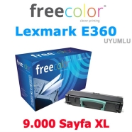 FREECOLOR E360-FRC LEXMARK E360 E360H11E 9000 Sayfa BLACK MUADIL Lazer Yazıcı...
