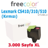 FREECOLOR CS410M-HY-FRC LEXMARK CS410 708HM 708M 3000 Sayfa MAGENTA MUADIL La...