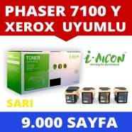 I-AICON C-XEROX-7100-Y  XEROX 106R02611 9000 Sayfa RENKLİ MUADIL Lazer Yazıcı...