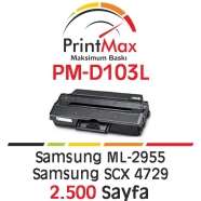 PRINTMAX PM-D103L PM-D103L 2500 Sayfa SİYAH-BEYAZ MUADIL Lazer Yazıcılar / Fa...