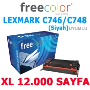 FREECOLOR C746K-HY-FRC Lexmark c746/c748 serisi 12000 Sayfa BLACK MUADIL Laze...