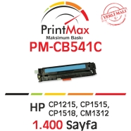 PRINTMAX PM-CB541C PM-CB541C 1400 Sayfa CYAN MUADIL Lazer Yazıcılar / Faks Ma...