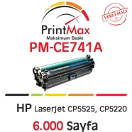 PRINTMAX PM-CE741A PM-CE741A 6000 Sayfa CYAN MUADIL Lazer Yazıcılar / Faks Ma...