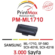 PRINTMAX PM-ML1710  PM-ML1710 3000 Sayfa SİYAH-BEYAZ MUADIL Lazer Yazıcılar /...