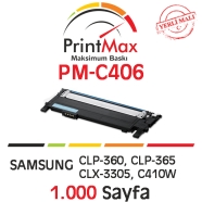 PRINTMAX PM-C406 PM-C406 1000 Sayfa CYAN MUADIL...